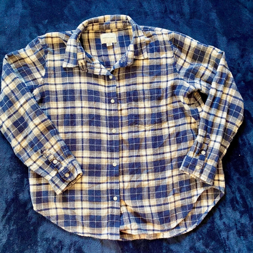 American Eagle Oversized Flannel Size Small